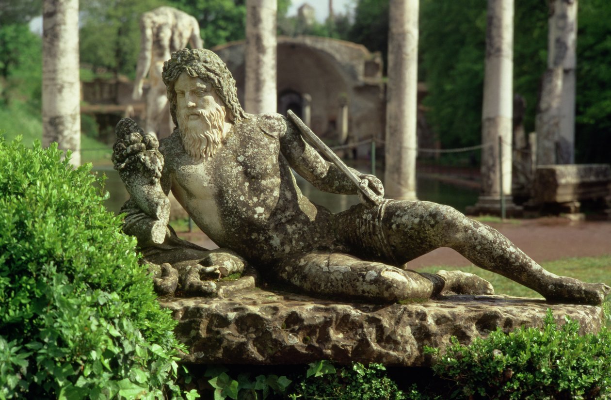 Canopus yakınlarında uzanmış nehir tanrısı, 118-128 by Roman