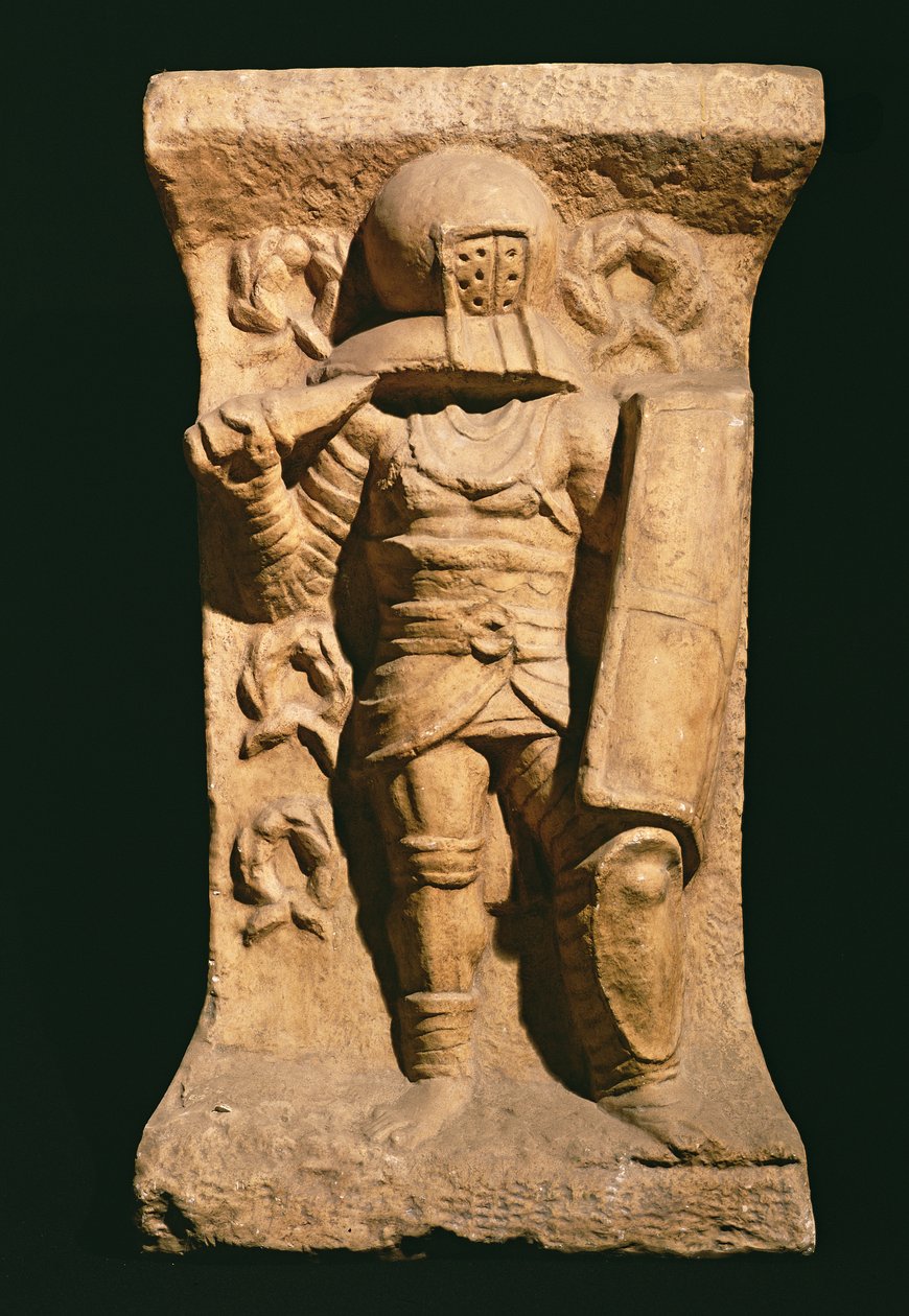 Secutor tasvir eden kabartma by Roman