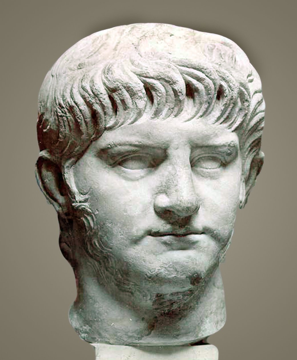 Roma İmparatoru Nero, MS 50 (mermer) by Roman