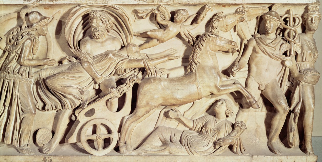 Proserpine Tecavüzünü tasvir eden lahit by Roman