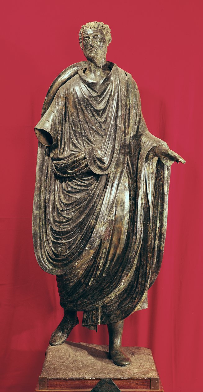 Caesar Julianus Pacatianus Heykeli (bronz) by Roman