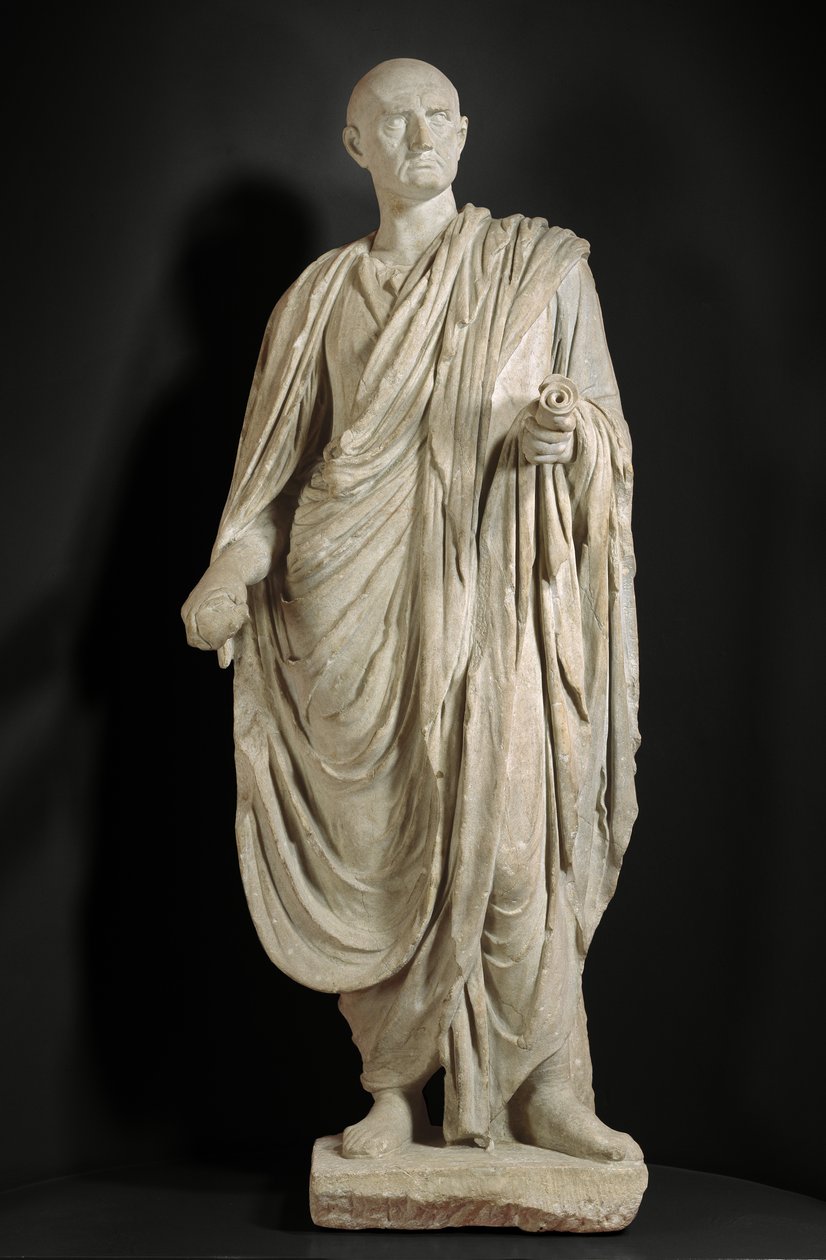 Cicero Heykeli (mermer) by Roman