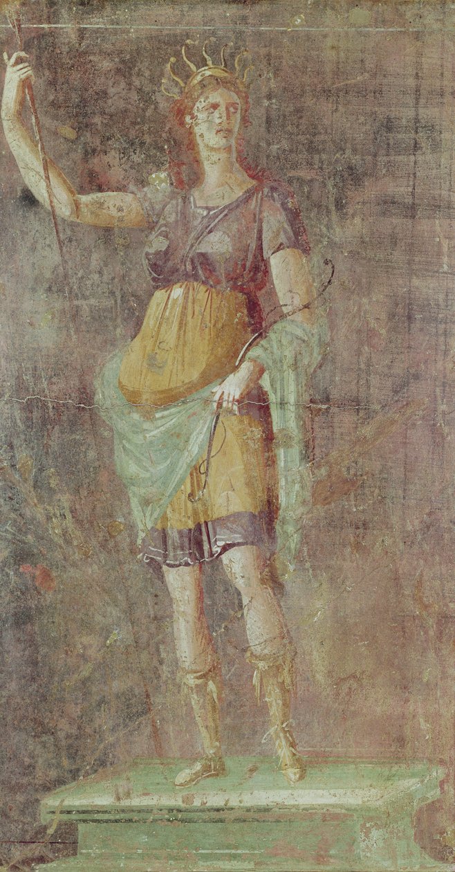 Pompeii'den Diana Heykeli, c.50-59 by Roman