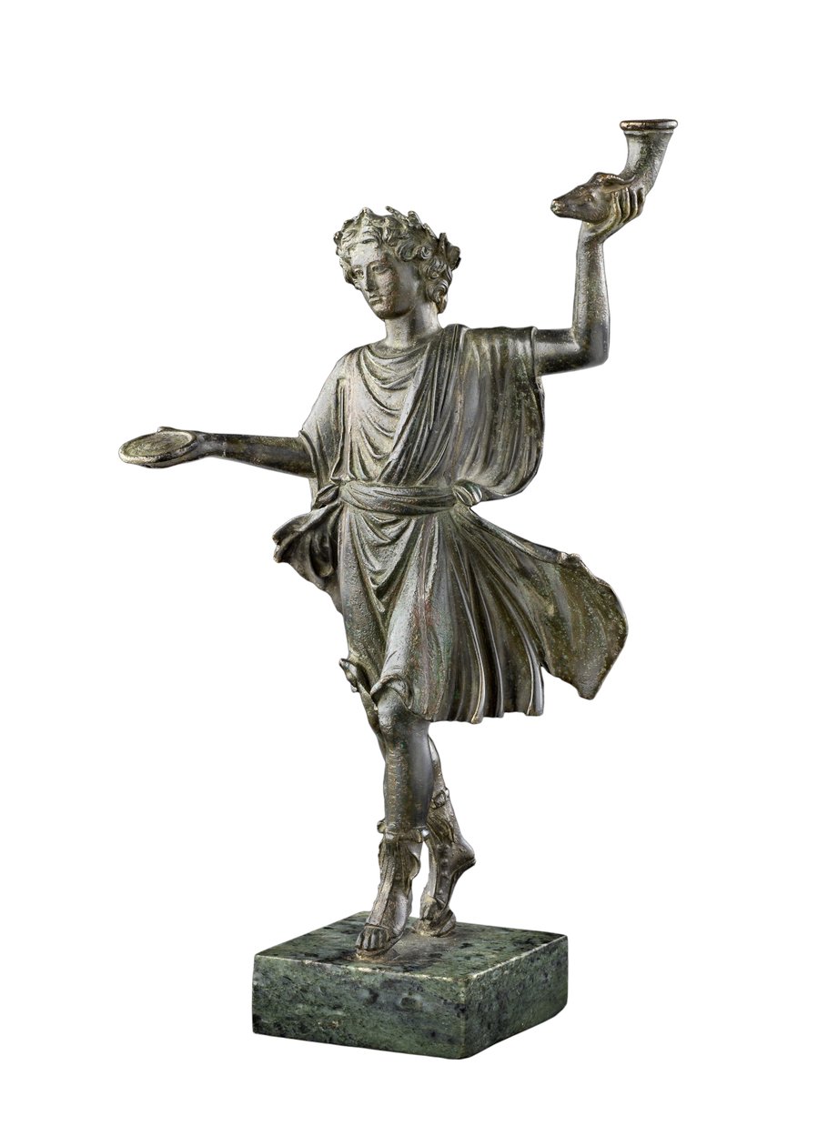 Lar Heykeli, evin ve ailenin tanrısı, 1. yüzyıl (bronz) by Roman