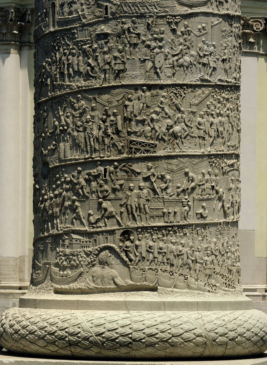 ಡೇಸಿಯನ್ನರ ವಿರುದ್ಧದ ಯುದ್ಧ, 113 AD (ಸುಣ್ಣದ ಕಲ್ಲು) ಟರ್ಕ್‌ನ ಟ್ರಾಜನ್‌ನ ಅಂಕಣದಿಂದ ವಿವರ by Roman