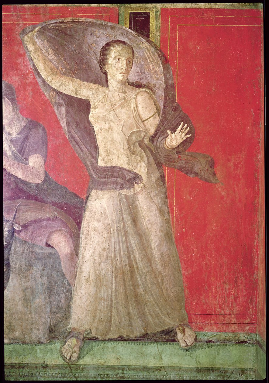 Şaşıran Kadın, Kuzey Duvarı, Oecus 5, MÖ 60-50 (ayrıca bkz. 55069) by Roman