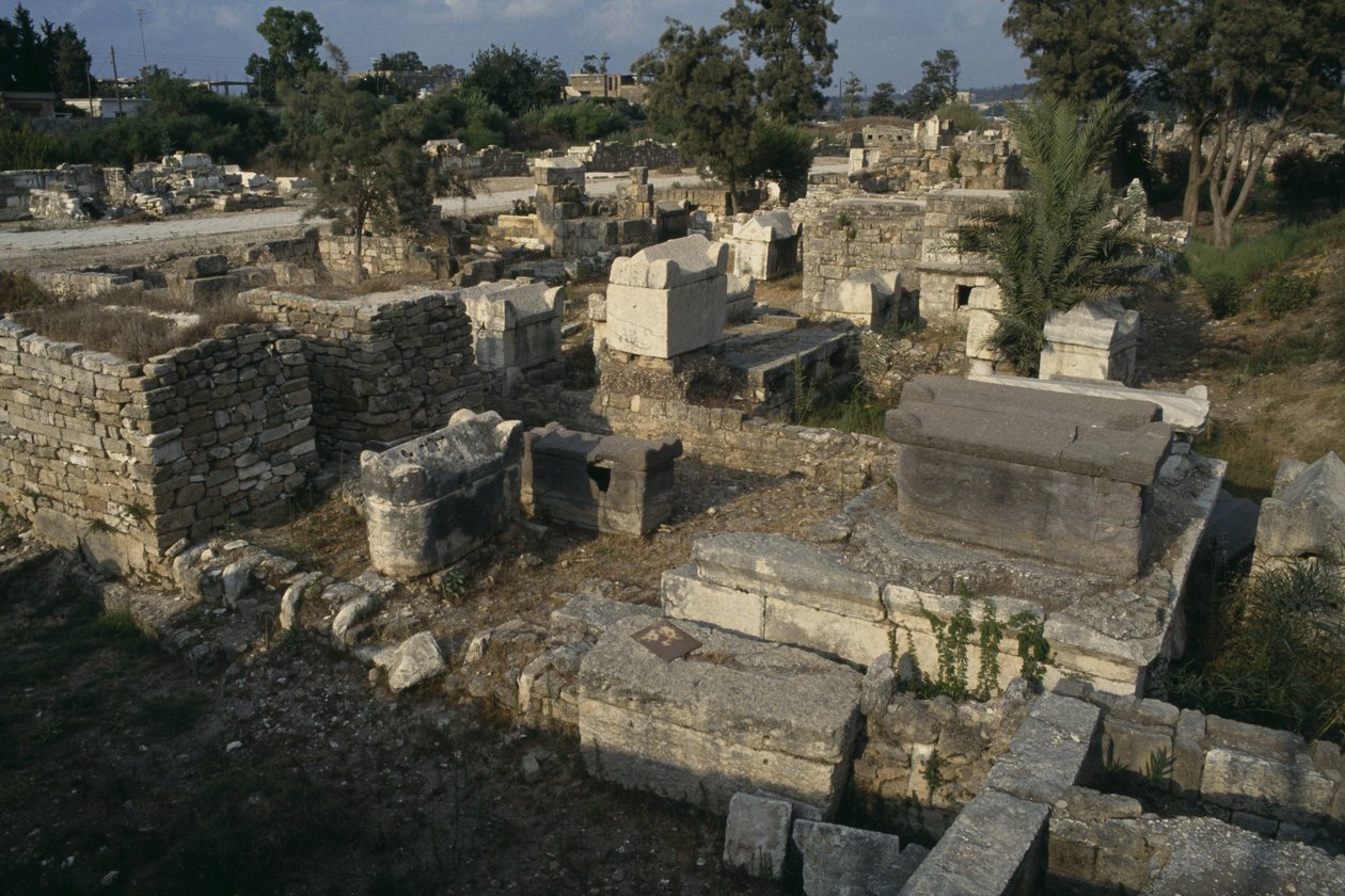 Roma mezarlığının görünümü by Roman