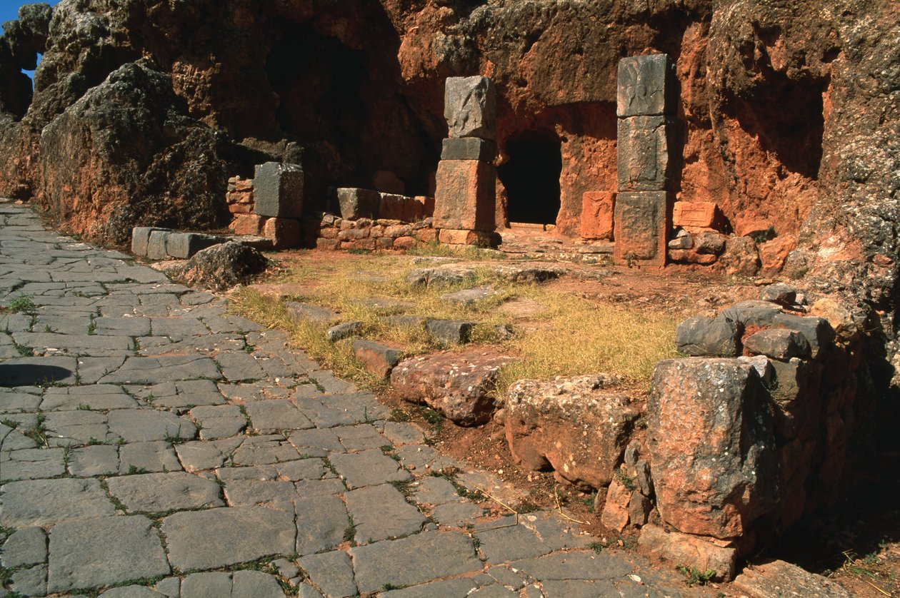 Cardo ve Mithras tapınağının görünümü by Roman