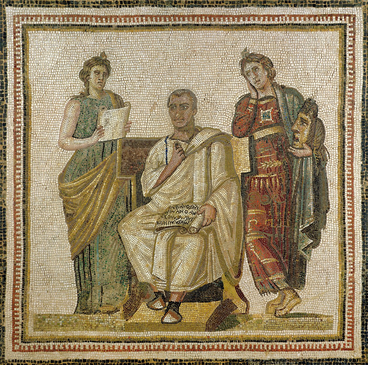 Virgil (70-19 BC) ve Muses, Sousse