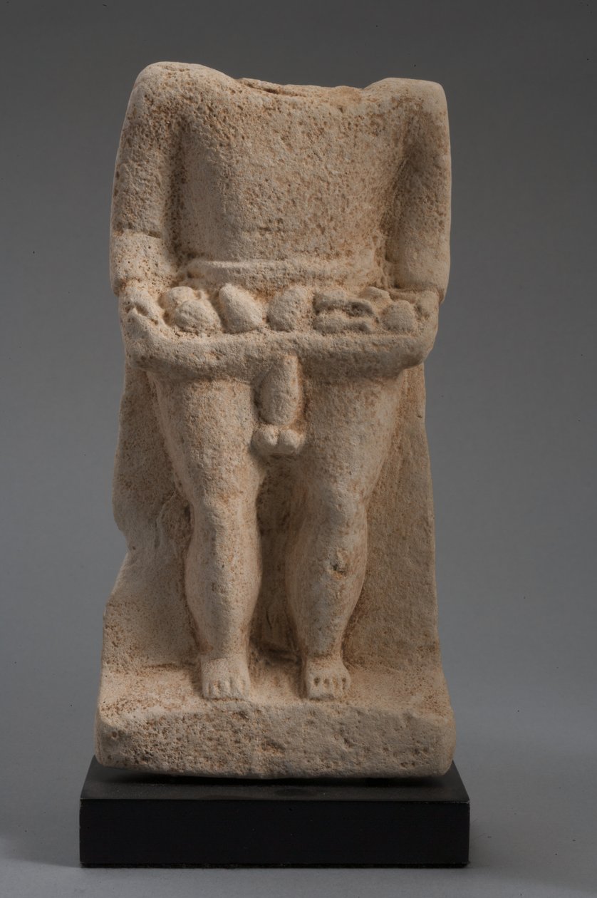 Romano-İngiliz Priapic figürü (kireçtaşı) by Roman Imperial Period