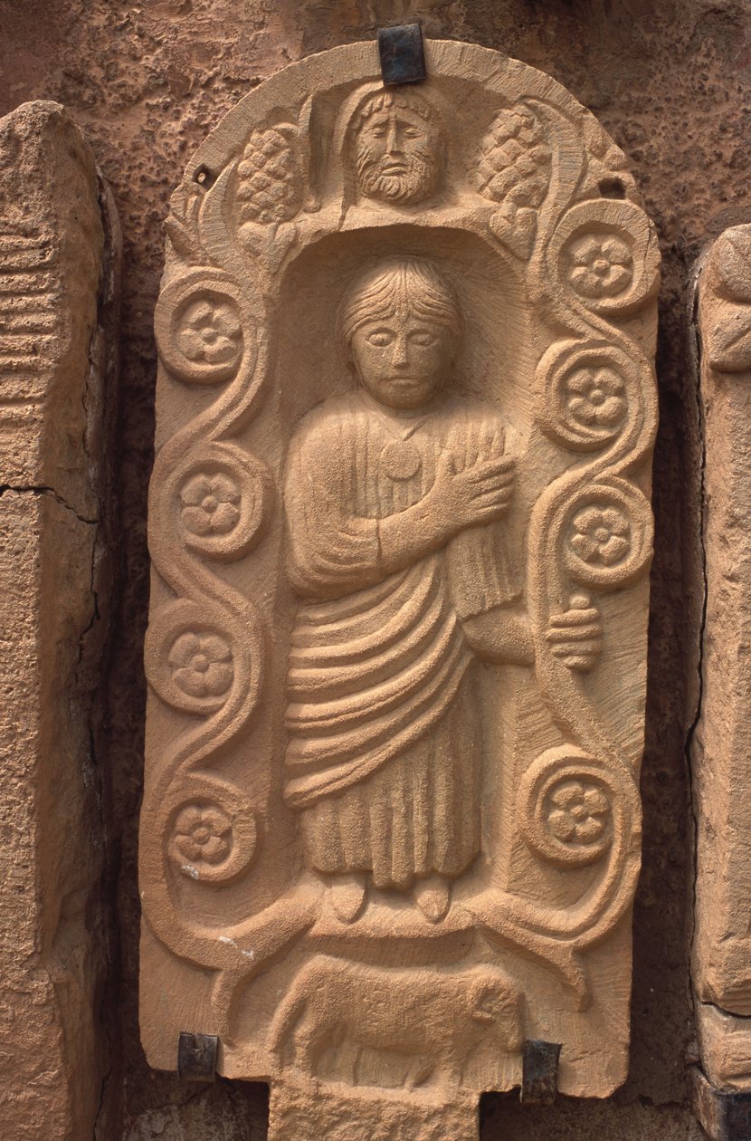 İnsan figürlü stel by Roman Imperial Period