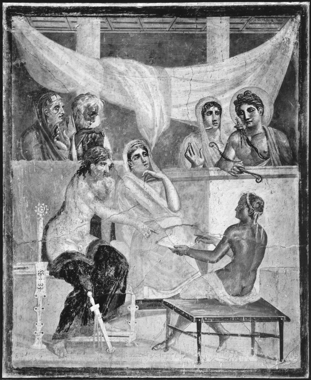 Admetus ve Alkestis, Trajik Şairin Evi Pompeii