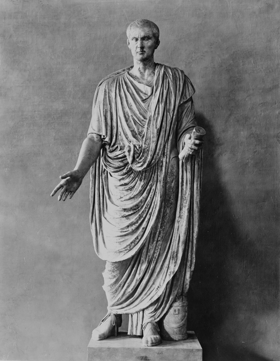 Yaşlı Cato (MÖ 234-149) bir togada by Roman Roman