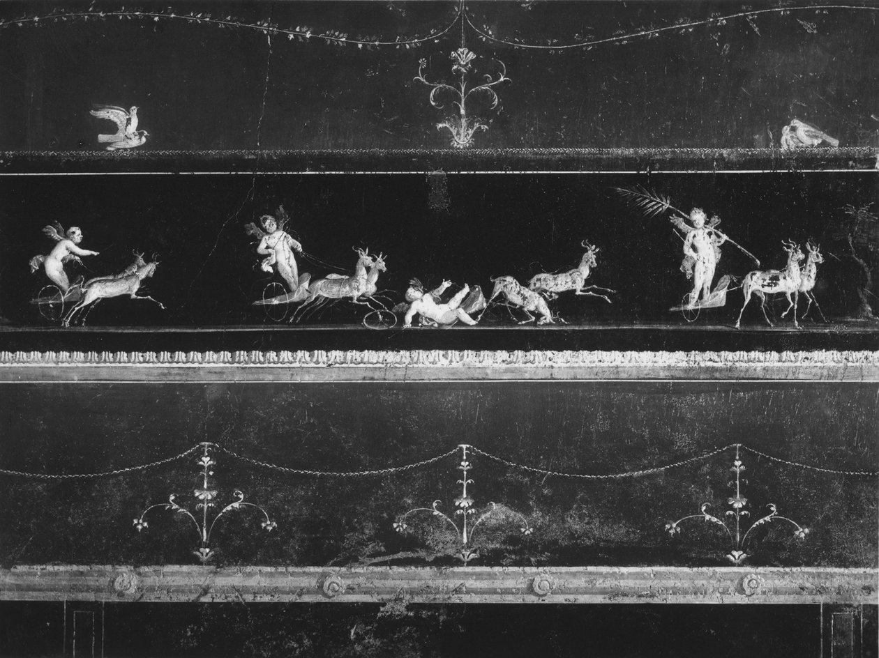 Putti sürüş bigae ile dekore edilmiş friz by Roman Roman