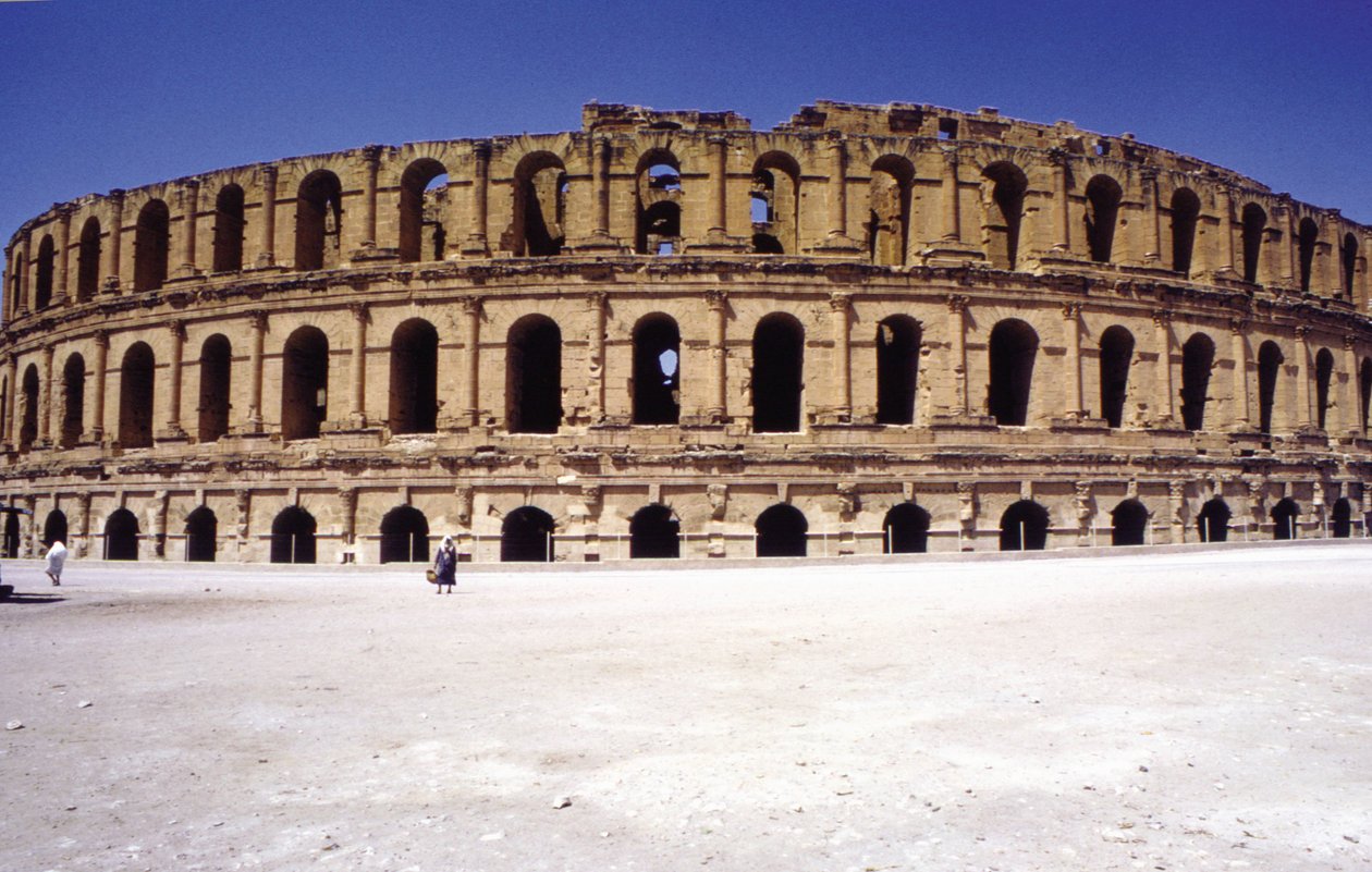 El-Djem Amfitiyatrosu (Tunus). by Roman