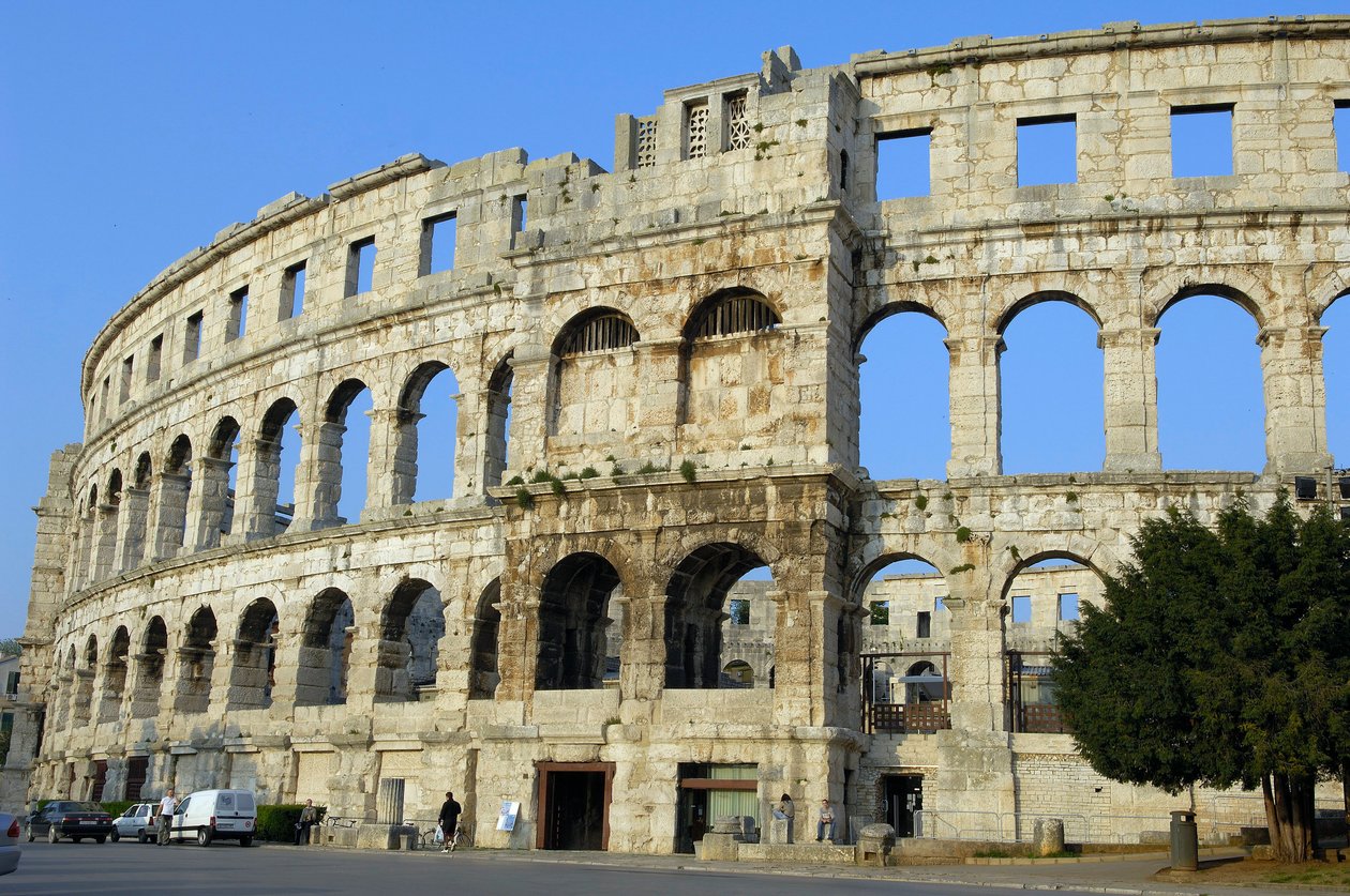 Pula, Hırvatistan Amfitiyatrosu by Roman