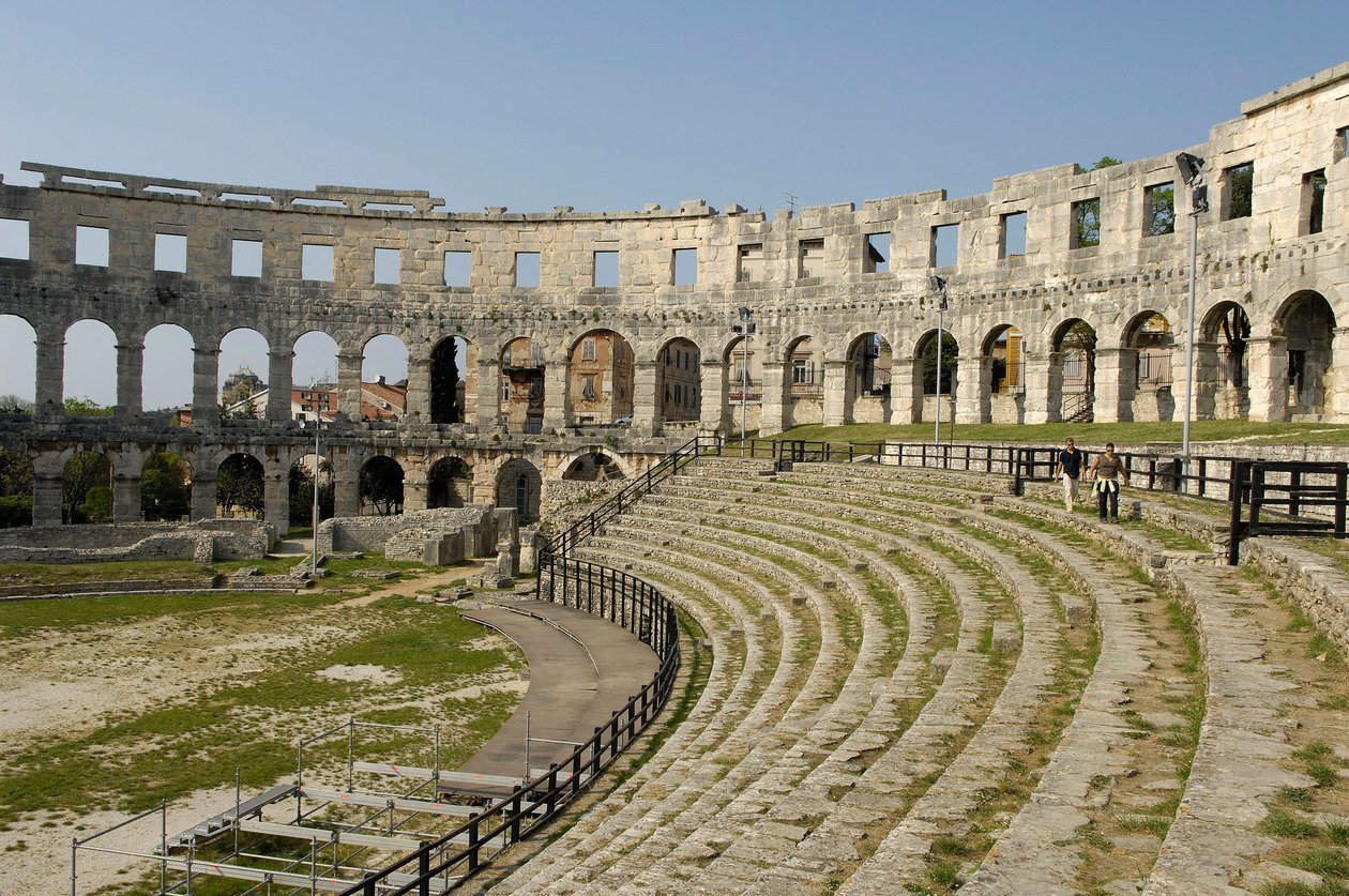 Pula, Hırvatistan Amfitiyatrosu by Roman