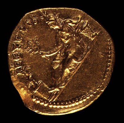 Hadrian (MS 117-MS 138) tarafından basılan Aureus (ters), AEGYPTOS