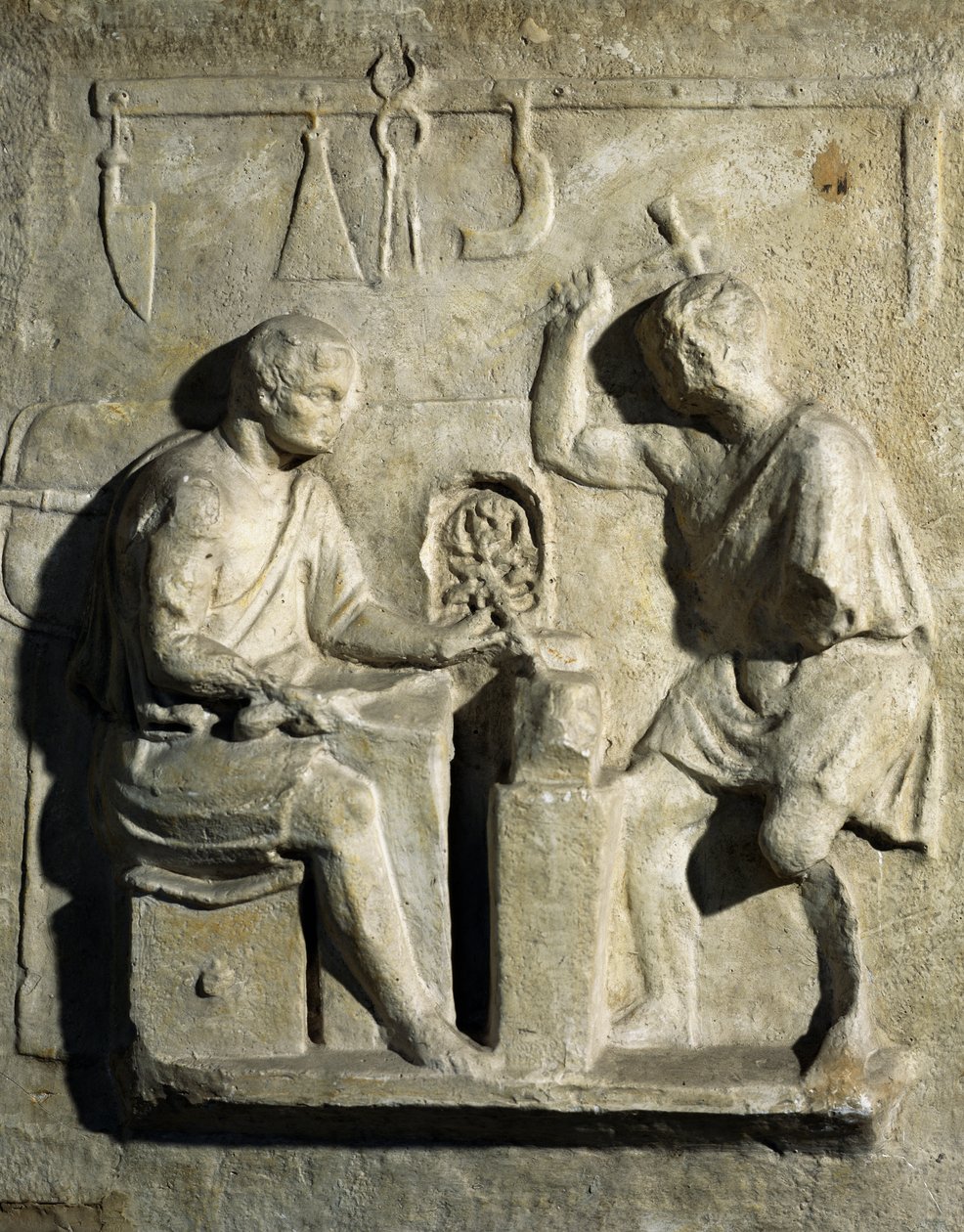 Demirciler, kabartma, Roma uygarlığı, 2. yüzyıl by Roman