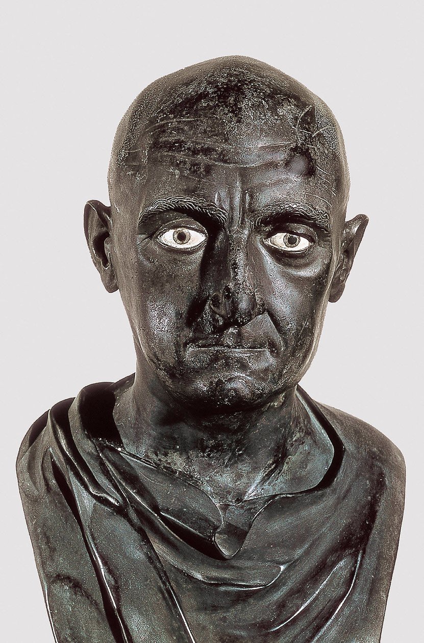 Publius Cornelius Scipio Africanus büstü by Roman