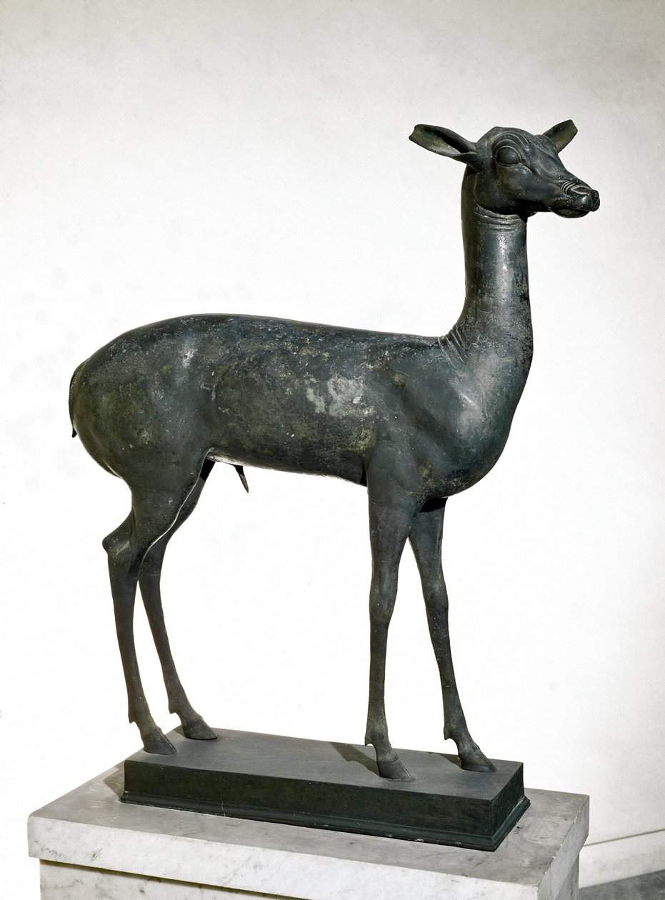 Geyik (bronz heykel by Roman