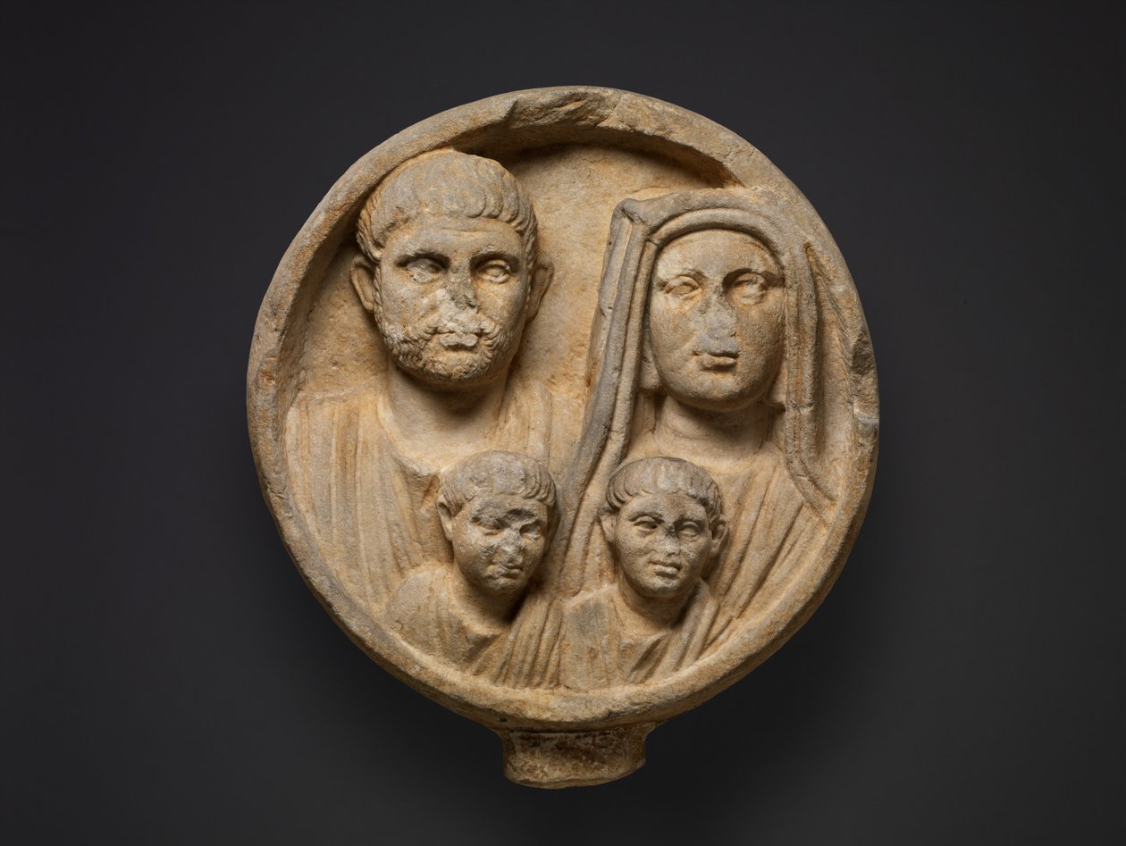 Cenaze kabartması, MS 2.–3. yüzyıl (mermer) by Roman