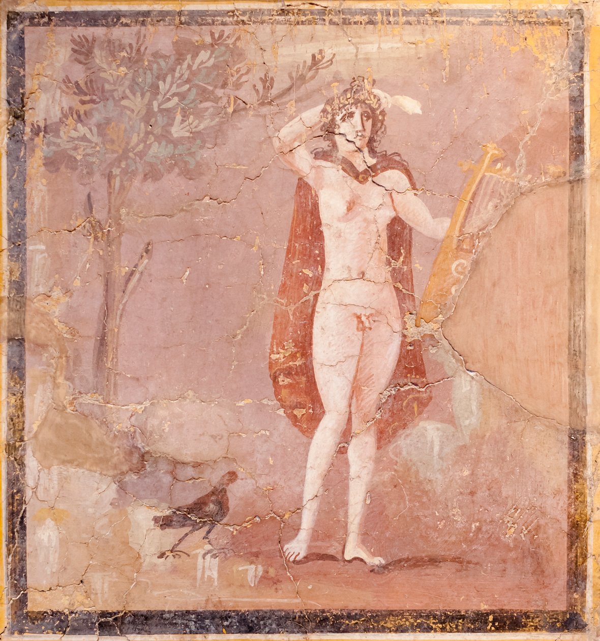Hermafrodit, parça (fresk) by Roman