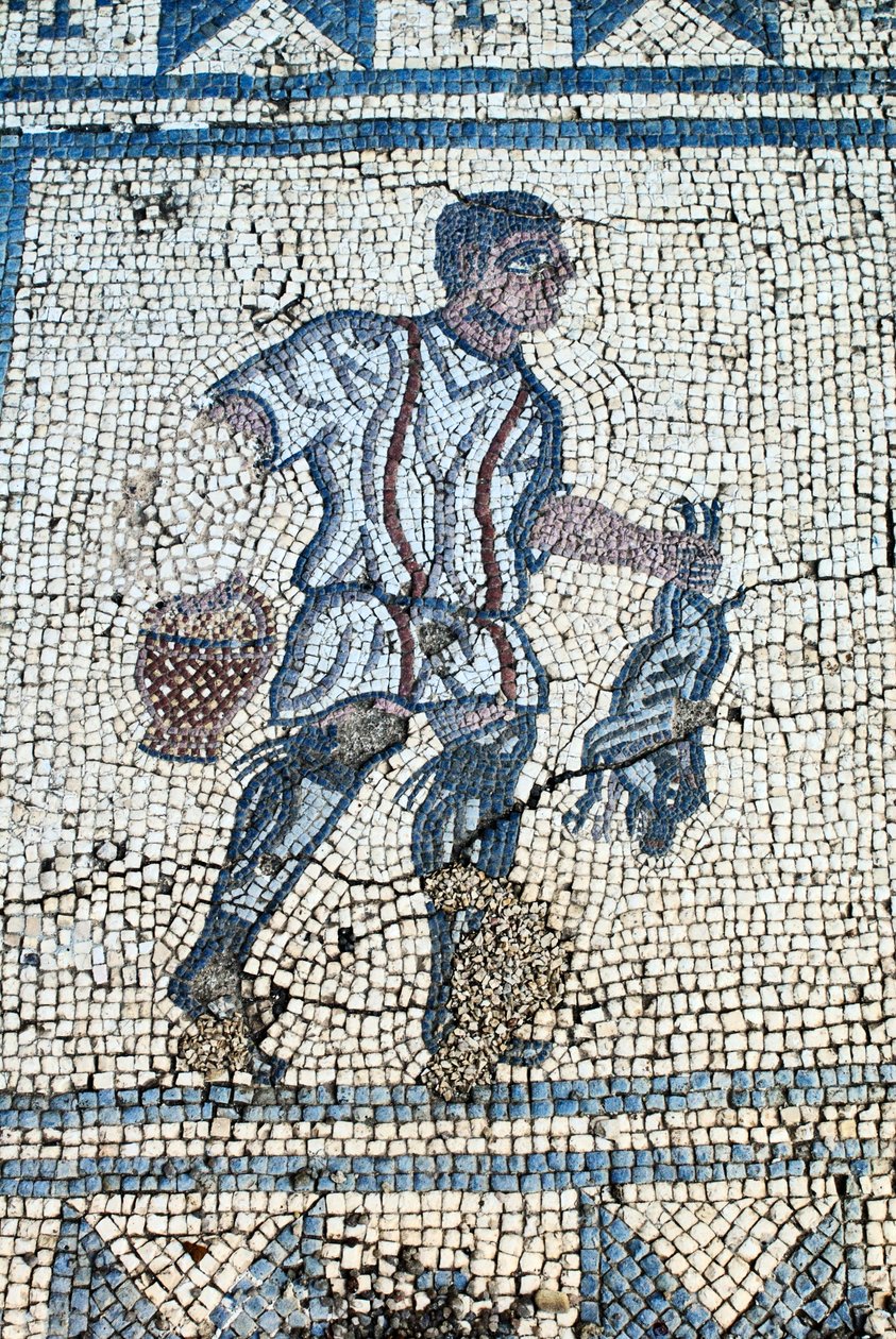 Roma bahçesindeki avcı (mozaik) by Roman