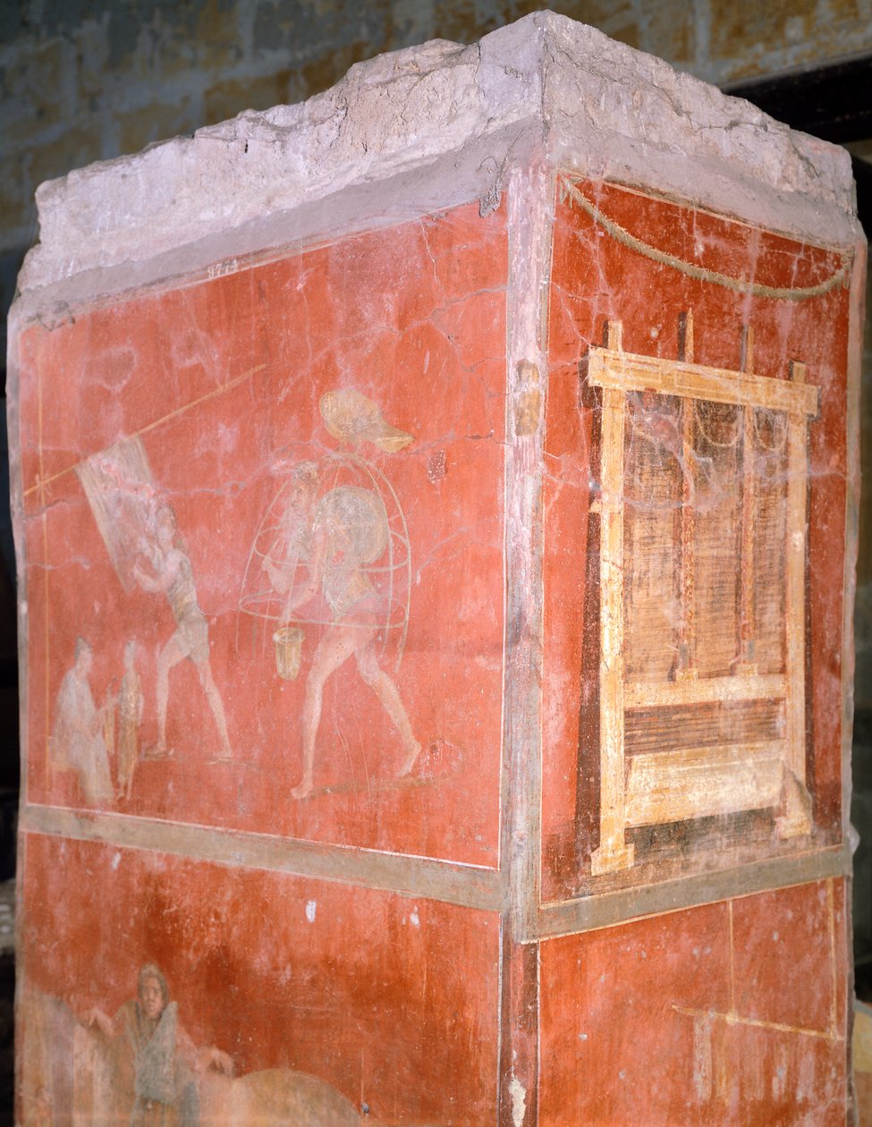 İtalya, Napoli, Museo Archeologico Nazionale, Dyers, Pompeii