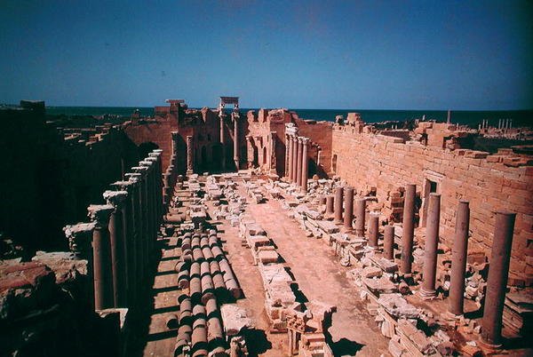 Leptis Magna, Labdah (kireçtaşı) (fotoğraf) by Roman
