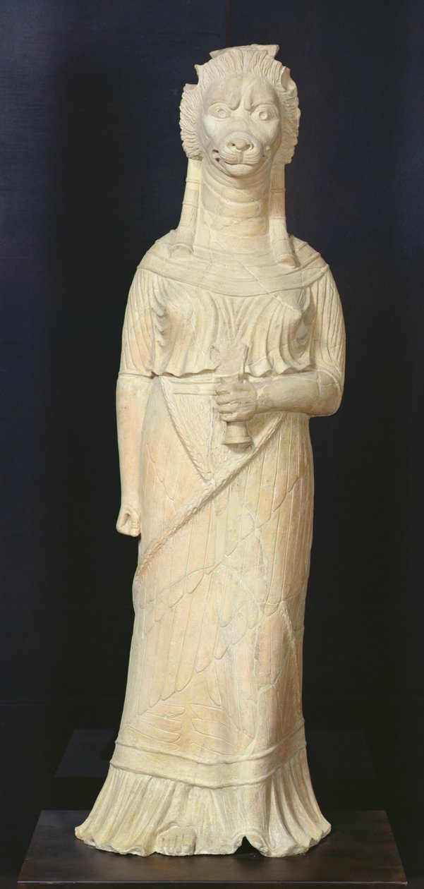 Aslan başlı tanrıça, Bir Bou Regba