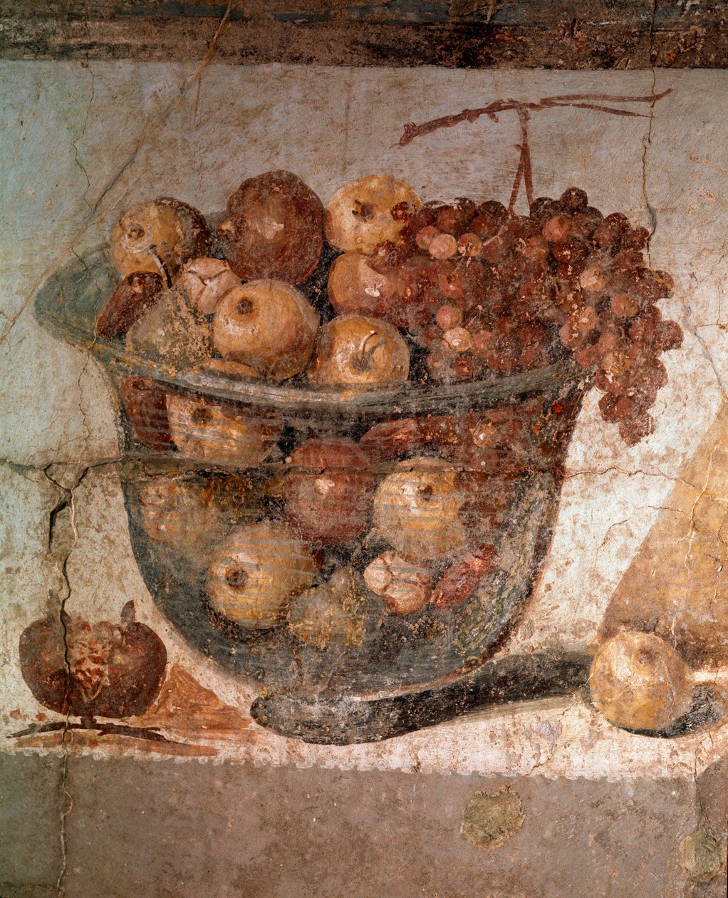 Pan müzisyeni, periler arasında detay (fresk by Roman