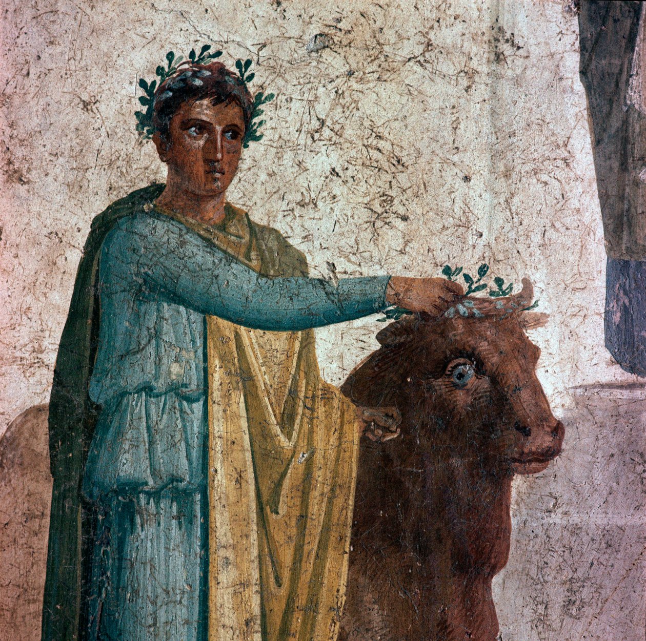 Pelias ve yeğeni Jason (fresk, MS 40-60) by Roman