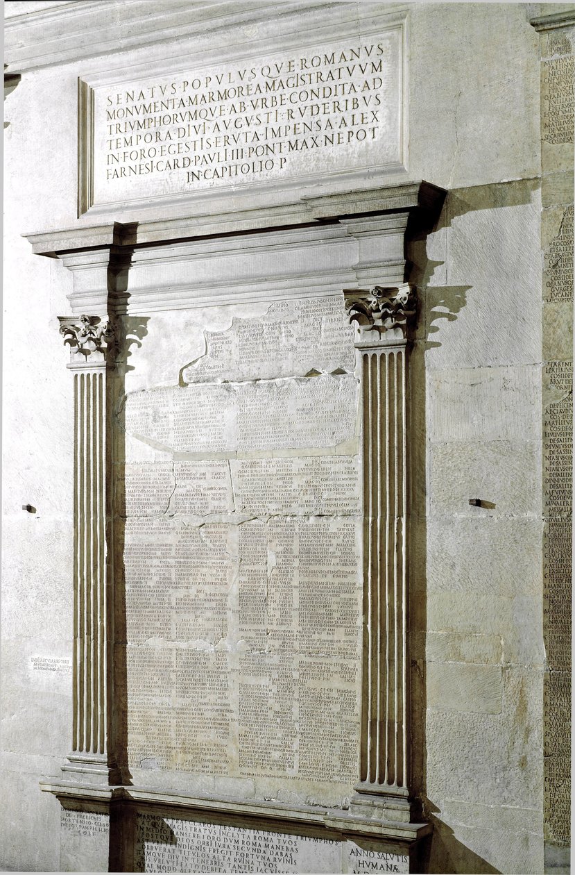 Zafer Plaketi ve Konsolosluk Oruçları. İmparator Augustus Dönemi. 27 M.Ö.-14 MS. Roma, Musei Capitolini - Roma İmparatoru Augustus