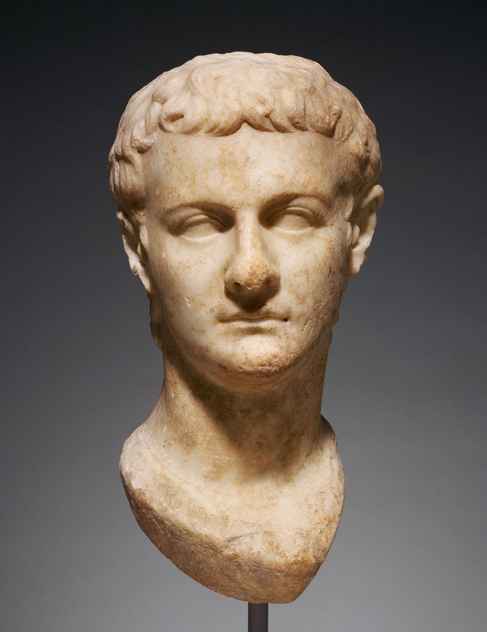 Caligula'nın Portre Başı, MS 40 civarı (mermer) by Roman