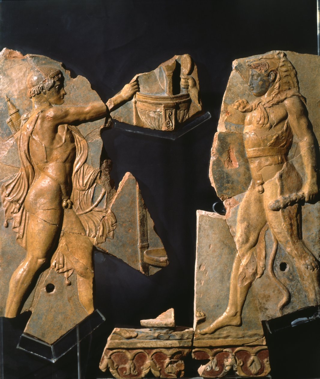 Apollon Tapınağı, Palatine Tepesi, Roma (pişmiş toprak) alanından kabartma by Roman