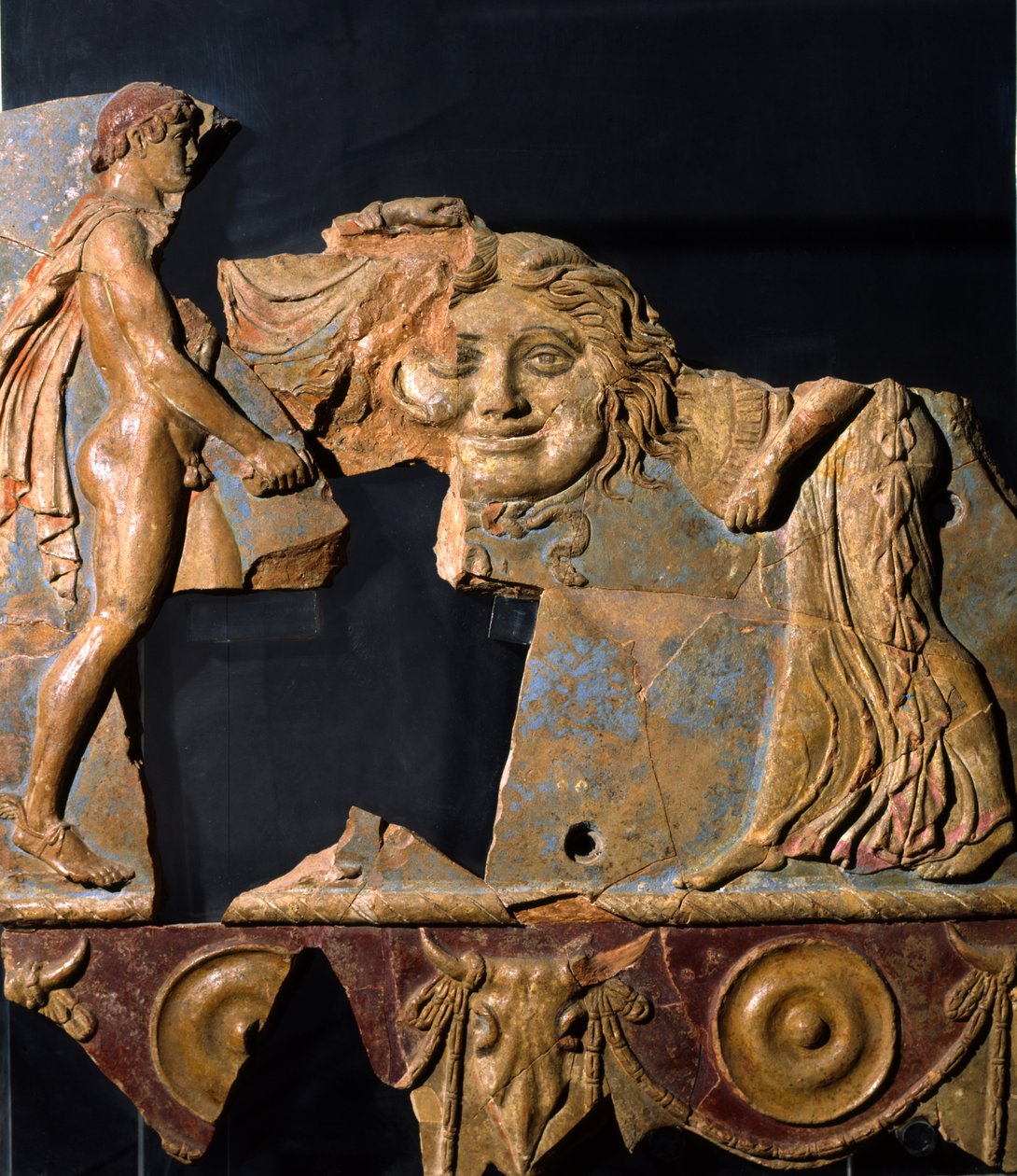 Apollon Tapınağı, Palatine Tepesi, Roma (pişmiş toprak) alanından kabartma by Roman