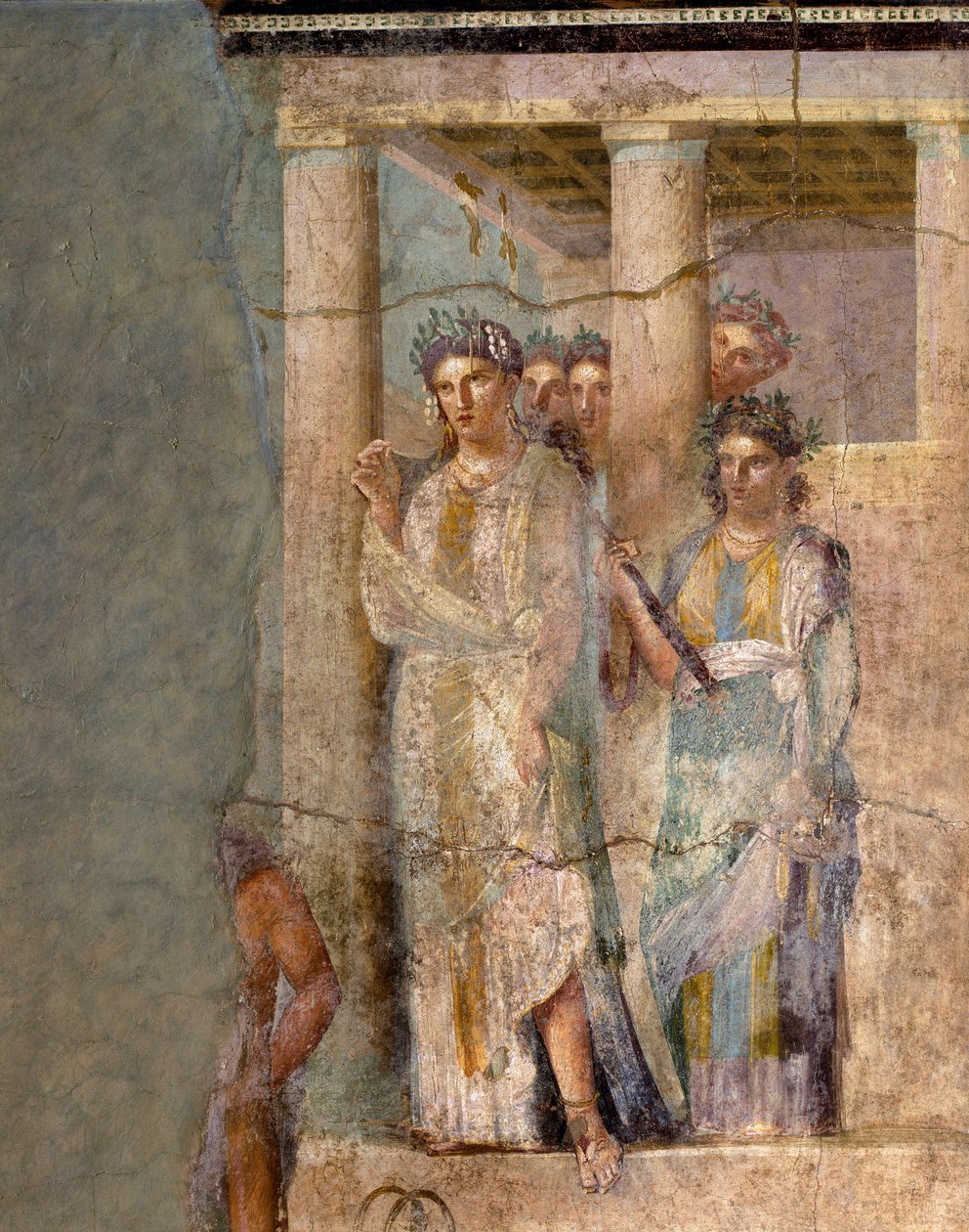 Roma Sanatı: “” Iphigenie en Tauride ”” Fresk, Lucretius Frontone