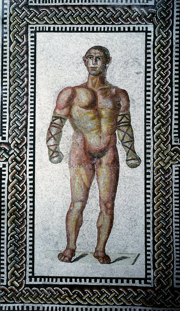 Roma sanatı: Caracalla Hamamlarından “” gladyatör 