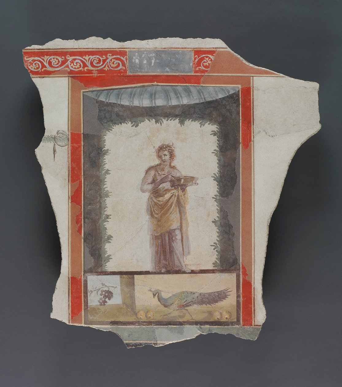Roma fresk parçası (alçı ve pigment) by Roman