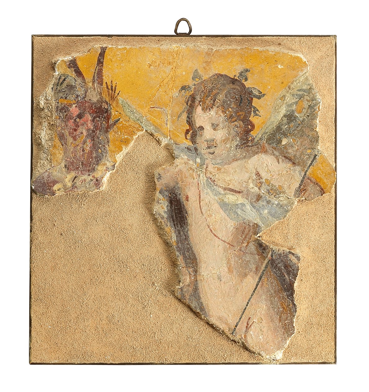 Roma duvar resmi parçası, MÖ 1. yüzyıl (fresk) by Roman