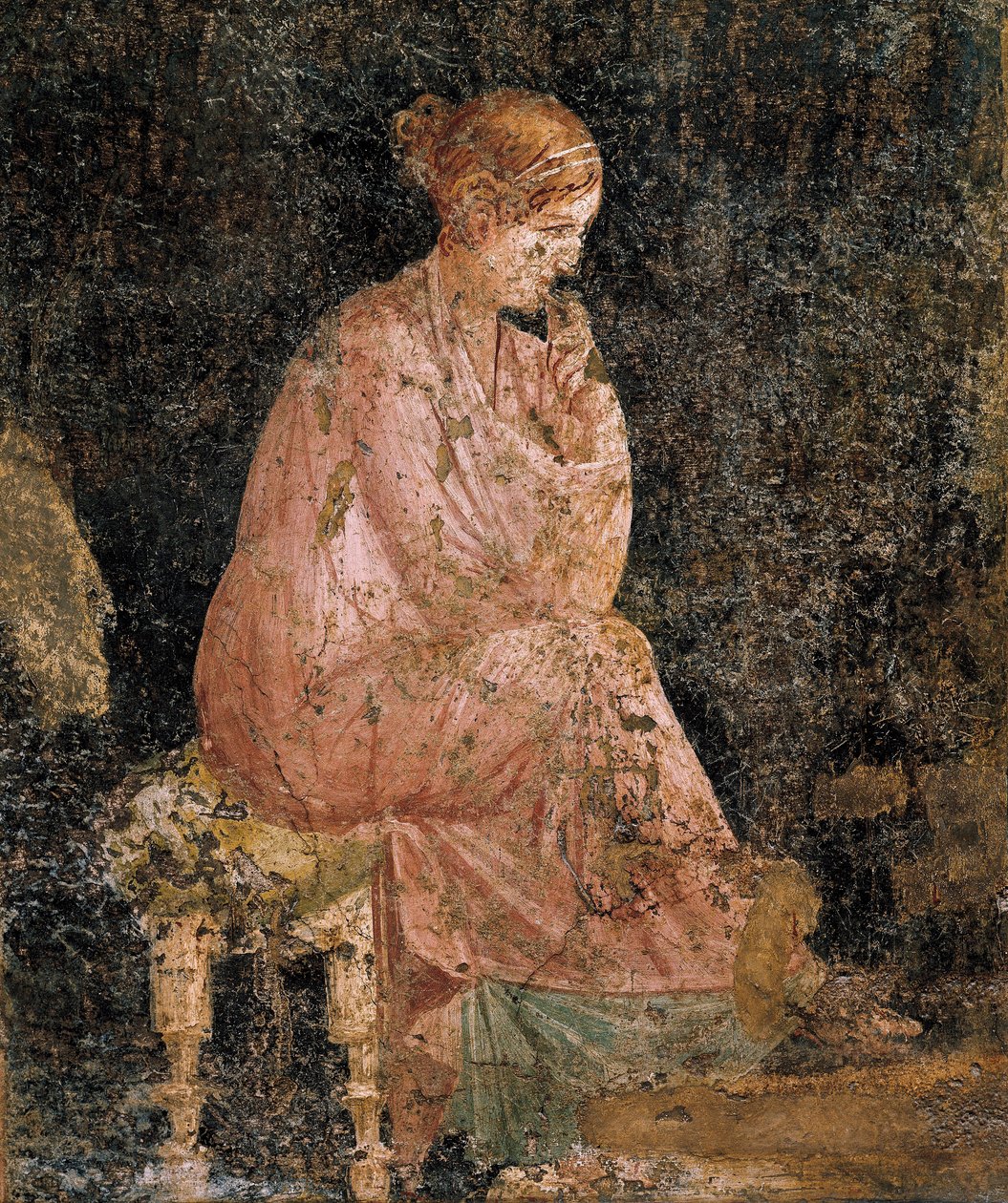 Oturan kadın, Pompeii