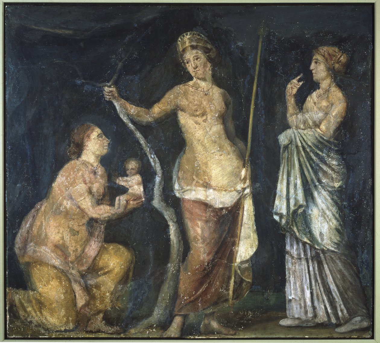 Adonis'in Doğuşu, Nero'nun Altın Evi'nden bir parça, Roma, c.64-68 by Roman