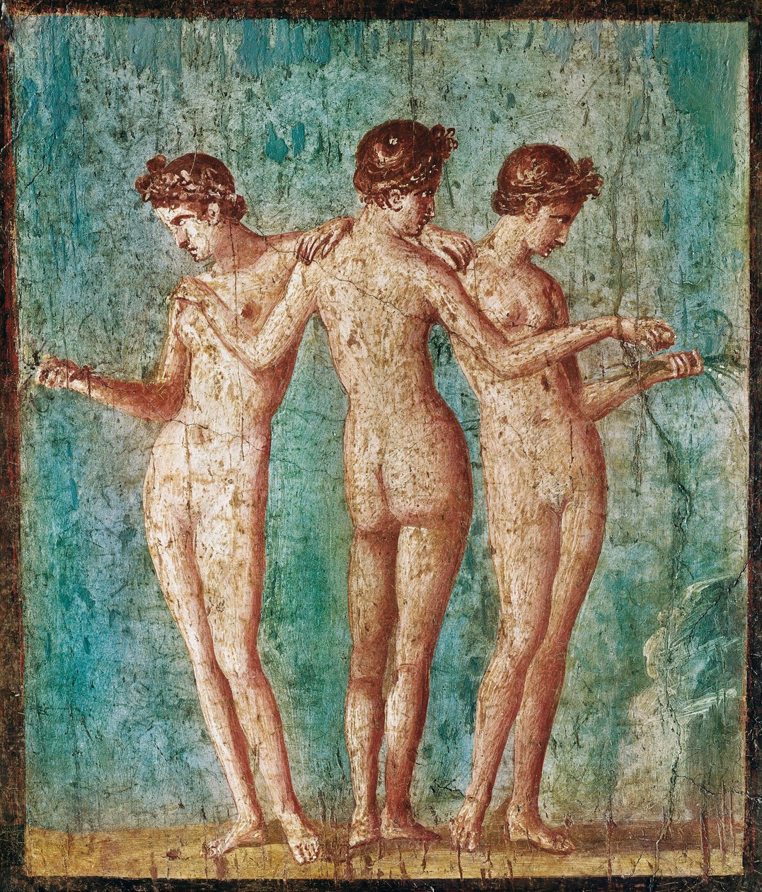 Üç lütuf (fresk by Roman