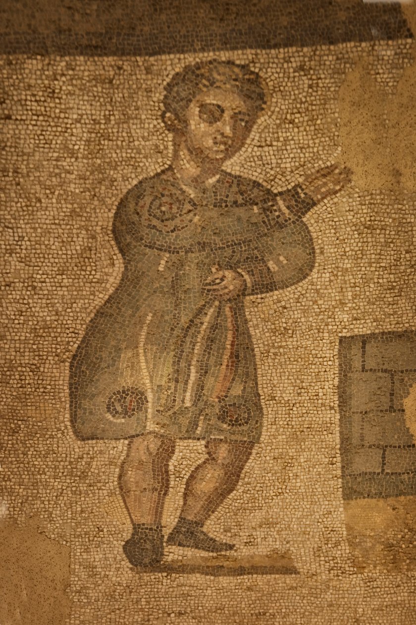 İki Apsisli Oda, zemin mozaiği, Villa Romana del Casale, Piazza Armerina, Sicilya, İtalya (fotoğraf) by Roman