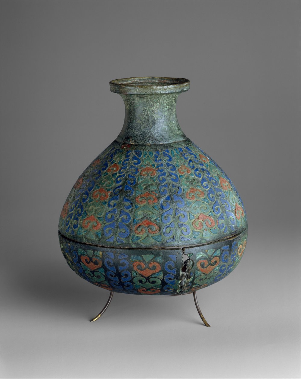 Vazo, MS 250–300 (champlevé emaye ve bakır alaşımı) by Roman