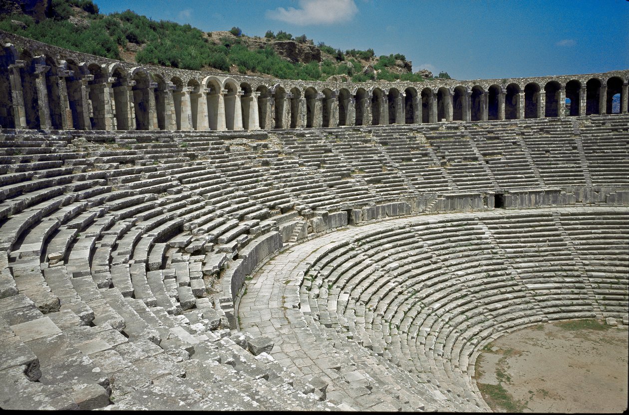 Tiyatronun görünümü, MS 2. yüzyıl by Roman