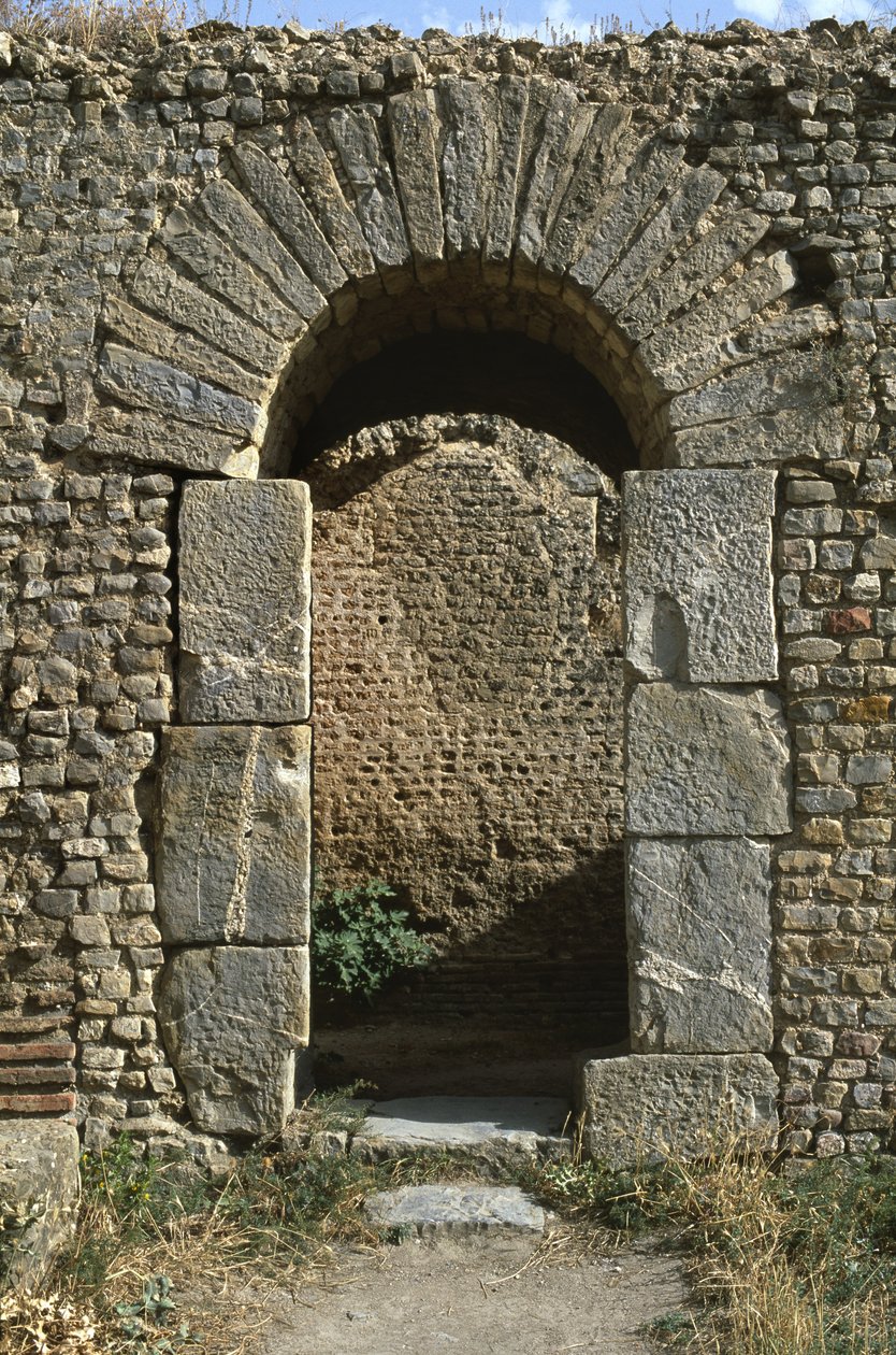 Bir kapı, hamam detayı, Yüksek İmparatorluk Dönemi MÖ 27 - MS 395 by Roman Imperial Period