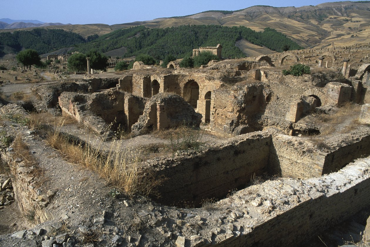 Hamamların genel görünümü, Yüksek İmparatorluk Dönemi (M.Ö.27-395) by Roman Imperial Period