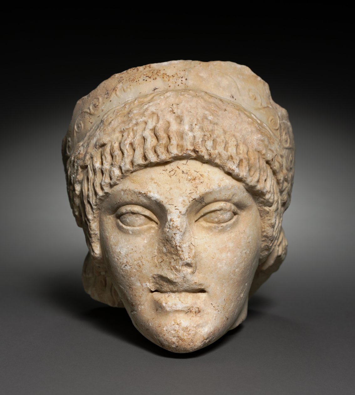 Genç Bir Kadının Başı, MÖ 25-1 by Roman Imperial Period
